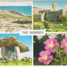 Ireland Postcard The Burren Great Rock Multi View