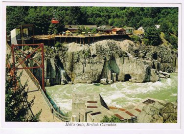 British Columbia BC Postcard Fraser Canyon Hell's Gate