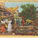 California Postcard Los Angeles Olvera Street Early Los Angeles