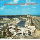 Florida Postcard Fort Lauderdale Bahia Mar World's Largest Yacht Basin