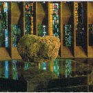 United Kingdom UK Postcard Coventry Cathedral The Font & Baptistery Window