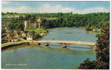 United Kingdom UK Postcard Chepstow River Wye