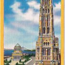 New York Postcard NYC Riverside Church & Grant's Tomb