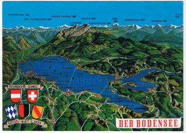 Germany Postcard Der Bodensee Lake Of Constance