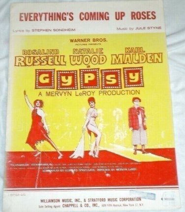 Everything's Coming Up Roses Sheet Music Sondheim Gypsy