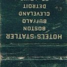 Matchbook Cover Hotels Statler Early 1940s