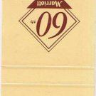 Matchbook Cover Marriott Hotels Resorts 60th Anniversary