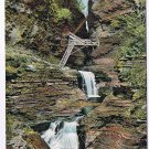 New York Postcard Watkins Glen Minnehaha Falls
