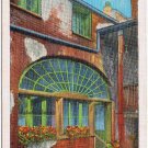 Louisiana Postcard New Orleans Fan Window In Governor Claiborne's Home