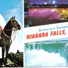 Ontario Postcard Niagara Falls Multi View Mountie RCMP