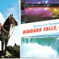 Ontario Postcard Niagara Falls Multi View Mountie RCMP
