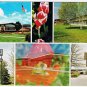 New York Postcard Painted Post Lodge On The Green