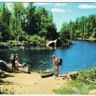 Ohio Postcard Dayton Lake Canoes Backpackers