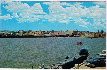 Prince Edward Island PEI Postcard Summerside View From Wharf Garden Of The Gulf