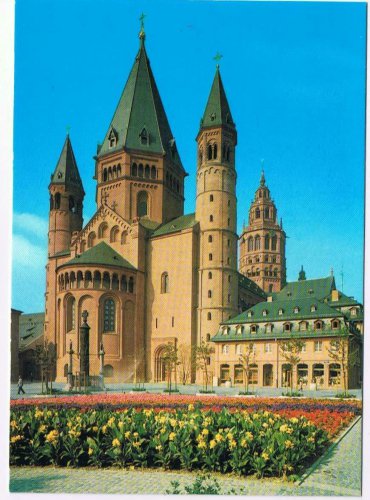 Germany Postcard Mainz am Rheim Cathedral Of A Thousand Years
