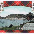 United Kingdom UK Scotland Postcard Oban Public Park Fraser Tartan 1909
