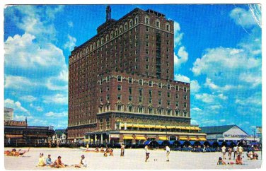 New Jersey Postcard Atlantic City Ritz Carlton On The Boardwalk