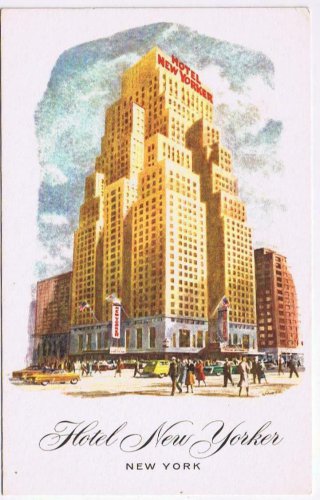 New York Postcard NYC Hotel New Yorker