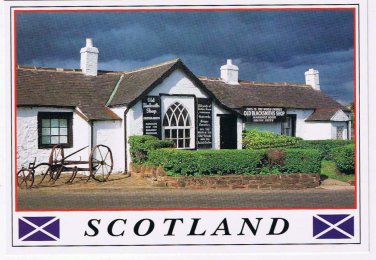 United Kingdom UK Postcard Scotland Gretna Green Old Blacksmith's Shop