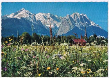 Germany Postcard Die Zugspitzgruppe von Garmisch Partenkirchen