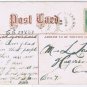 Postcard A Knight Night Of Labor 1908 Clear Creek Broken Circle Cancel