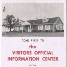 VINTAGE Lancaster County Pennsylvania 1967 Dutch County Tour Guide