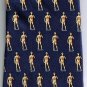 Seta Necktie Statue Of David Repeat Navy
