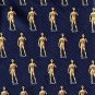 Seta Necktie Statue Of David Repeat Navy