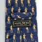 Seta Necktie Statue Of David Repeat Navy