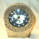 Centrios Auto World Time Clock Model 6311487 Leather Case