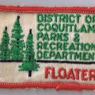 District Of Coquitlam Parks & Recreations Dept Floater Patch - 2 x 3"