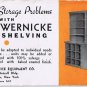 Auburn New York Advertising Card Ink Blotter Central Office Equipment Wernicke