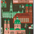 Munich Germany Travel Brochure Map English Edition 1954
