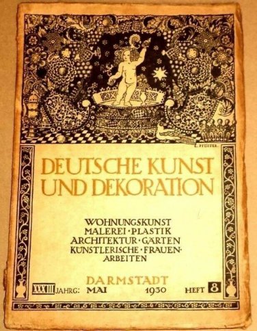 Deutsche Kunst und Dekoration May 1930 Art Rudolf Jacobi Edwin Scharff