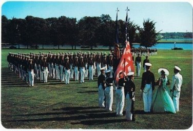Annapolis Maryland GIANT Postcard US Naval Academy Color Girl June Week 6"x 9"