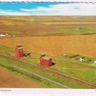 Saskatchewan Postcard Harvest Wheat Fields Barns Breadbasket Of The World