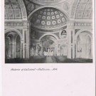Maryland Postcard RPPC Baltimore Interior Of Cathedral 1920s