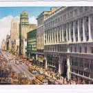 California Postcard San Francisco Down Market Street From Powell