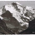 Switzerland Postcard RPPC Die Jungfrau Mountain