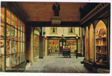 United Kingdom UK Postcard York Alderman's Walk Castle Museum