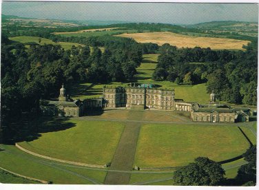 United Kingdom UK Postcard Queensferry Hopetoun House