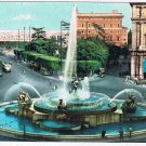Italy Postcard Roma Rome Piazza Esedra Square