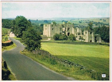 United Kingdom UK Postcard Barden Tower Wharfedale Yorkshire