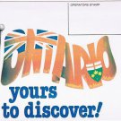 Ontario Postcard Yours To Discover Multi Colour Fade