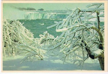 Ontario Postcard Niagara Falls Winter World's Honeymoon Capital