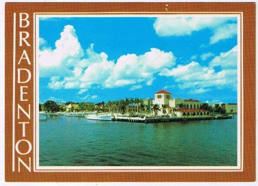 Florida Postcard Bradenton City Yacht Basin