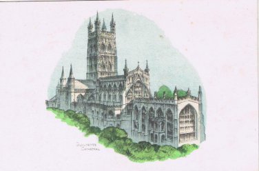 United Kingdom UK Postcard Gloucester Cathedral Colour