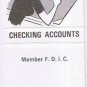 Matchbook Cover First National Bank Iron Mountain Kingsford Michigan Checking