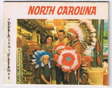 North Carolina Your Scenic Sticker 16 Stamps