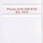 Matchbook Cover McMaster University Food Services Hamilton Ontario